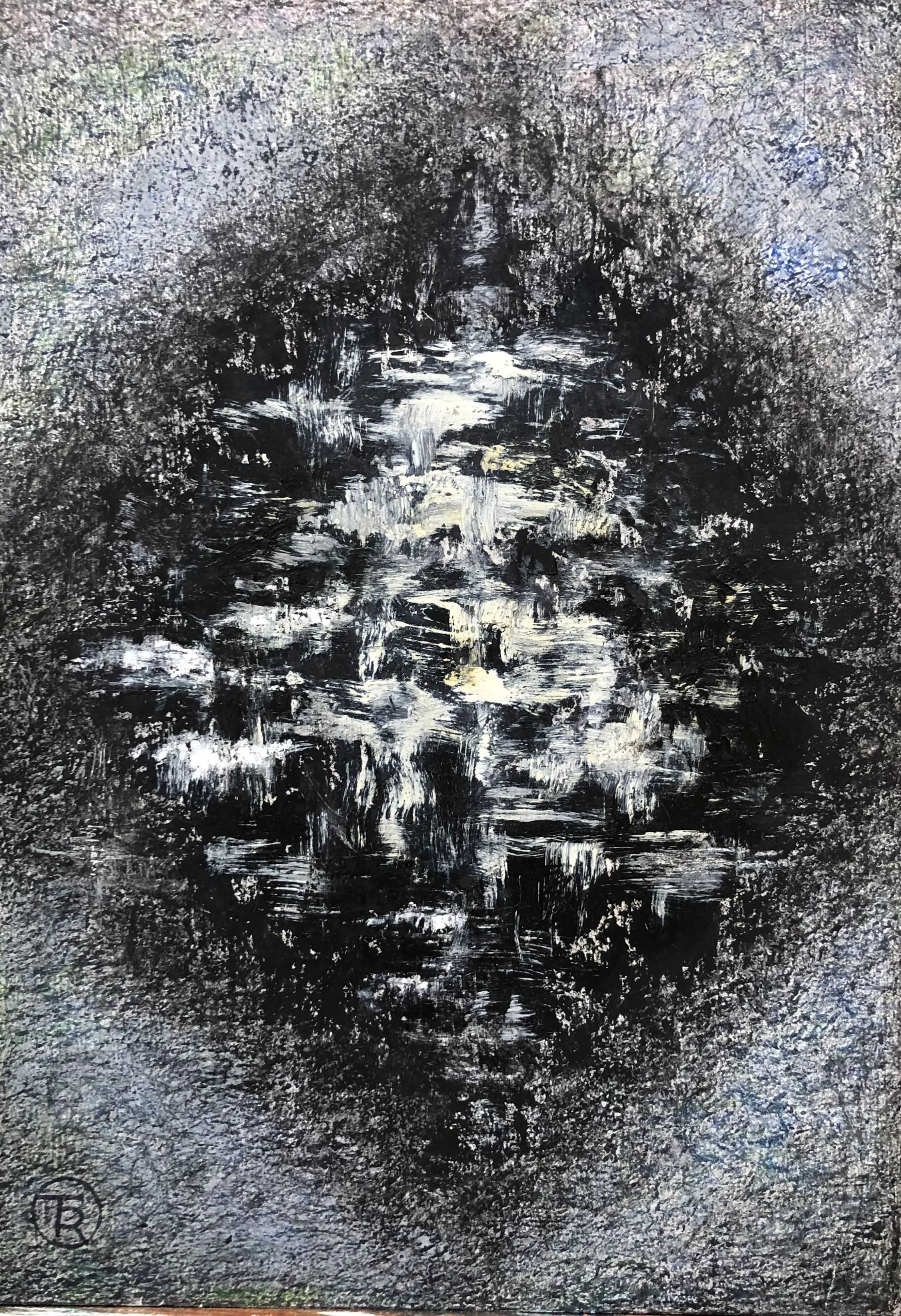Evanescence, acrylique pastel sur panneau de Robert Thisens, 31 x 44 cm