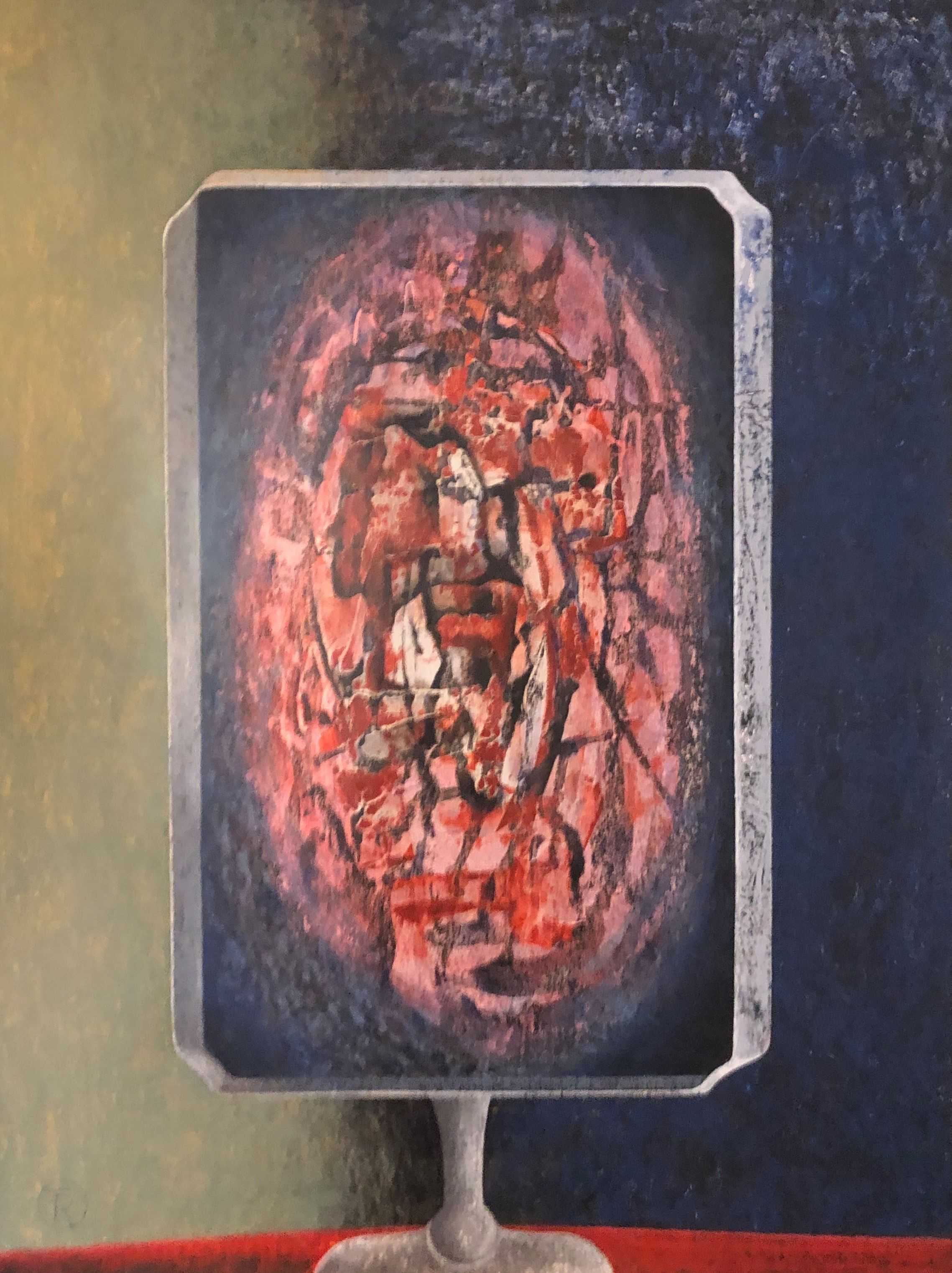 Sans titre, acrylique sur carton de Robert Thisens, 60 x 80 cm