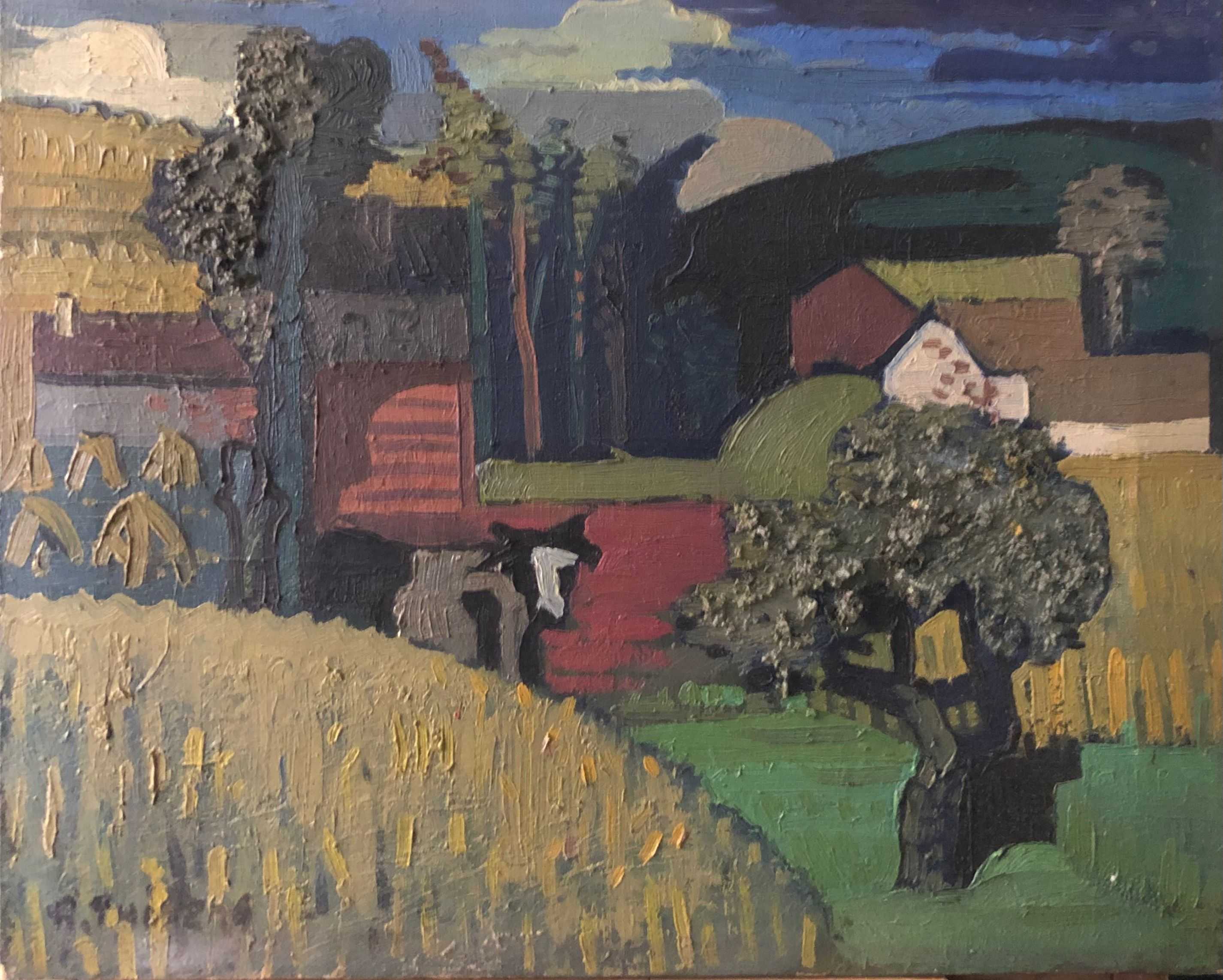 Sans titre, huile sur toile de Robert Thisens, 40 x 50 cm
