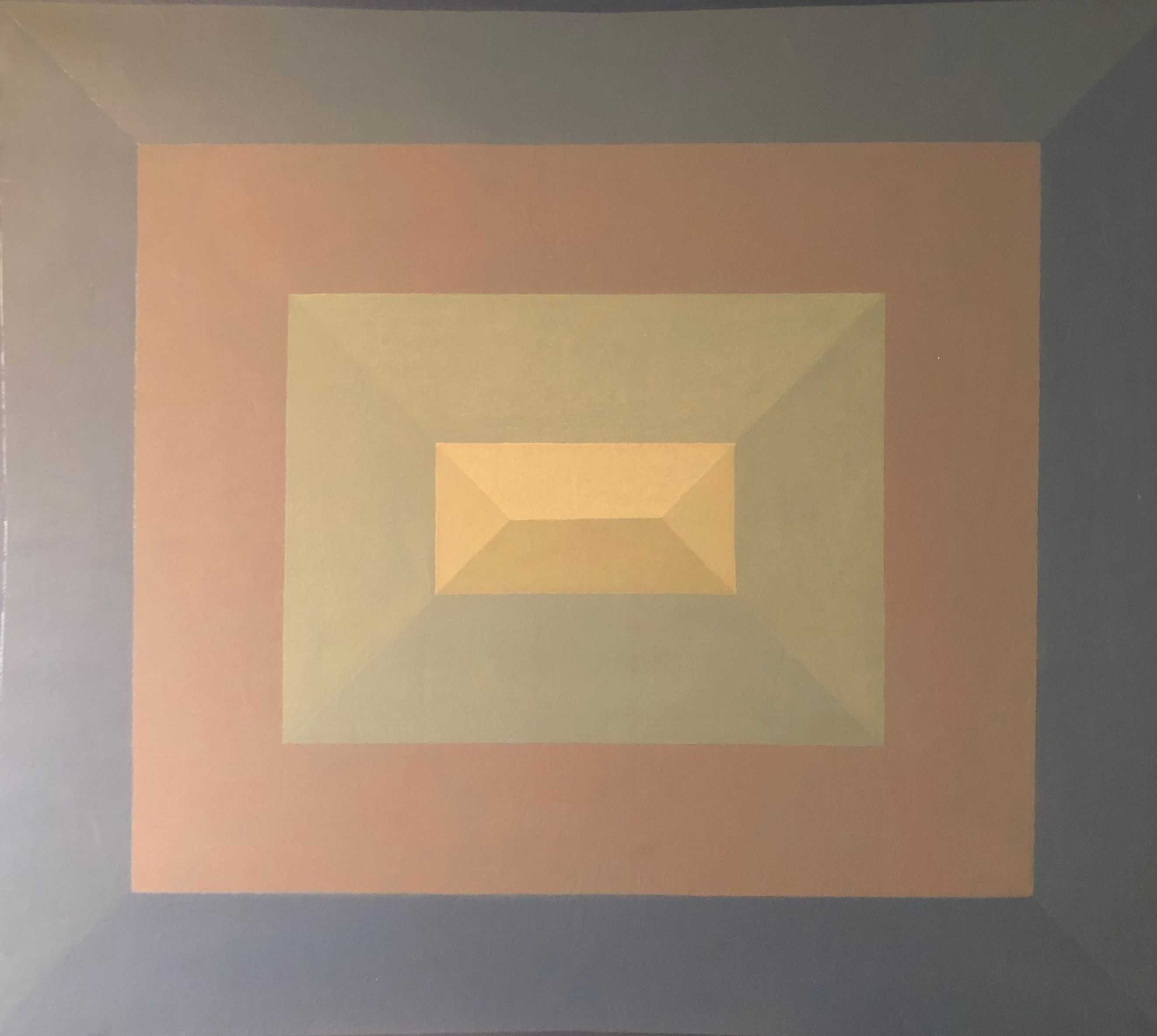 Composition, acrylique sur toile de Robert Thisens, 70 x 80 cm