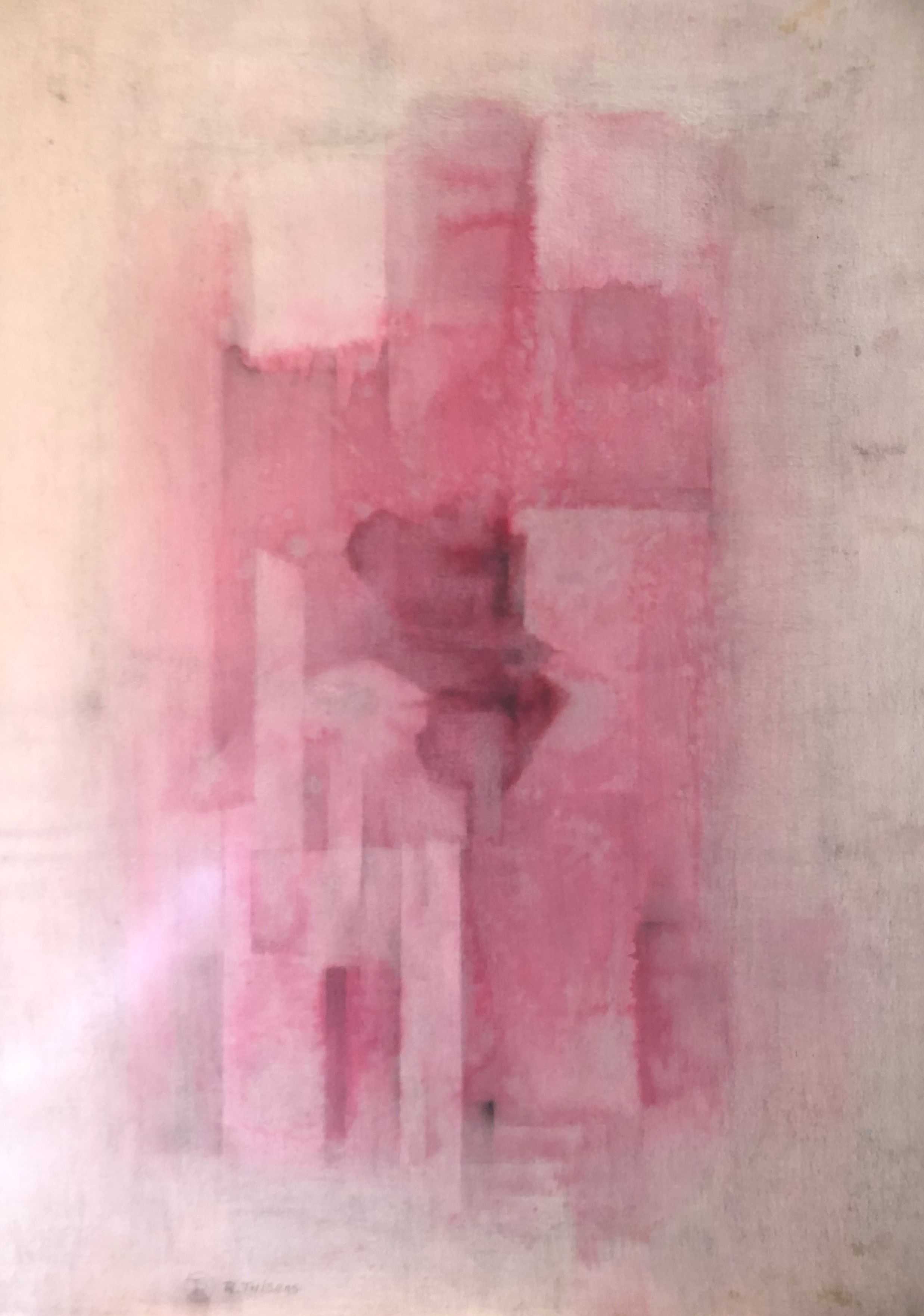 technique mixte sur carton de Robert Thisens, 50 x 70 cm