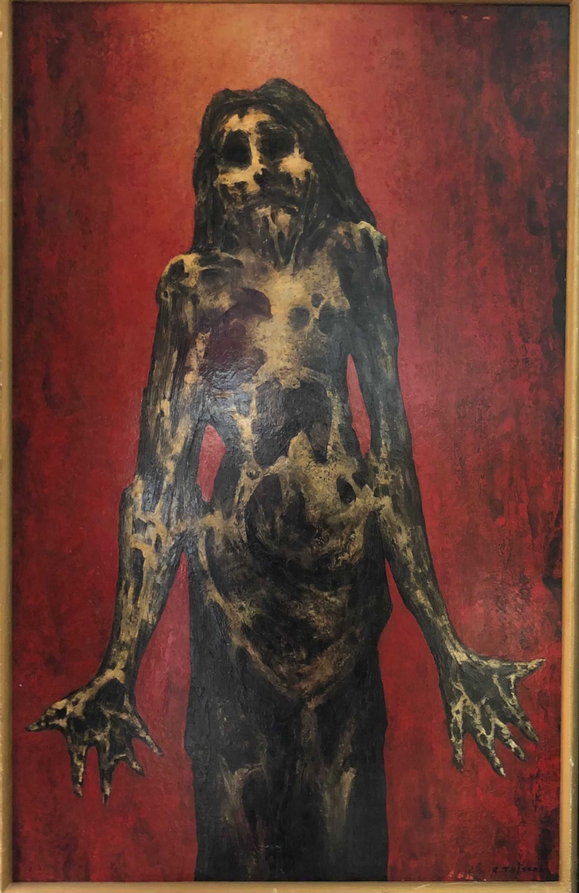 Decharne, acrylique sur panneau de Robert Thisens, 48 x 75 cm