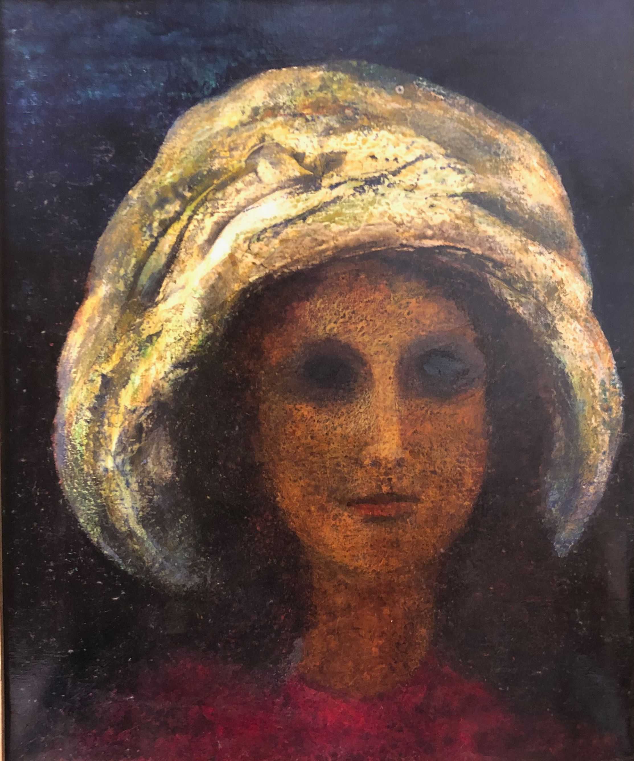 Portrait, acrylique sur toile de Robert Thisens, 50 x 60 cm