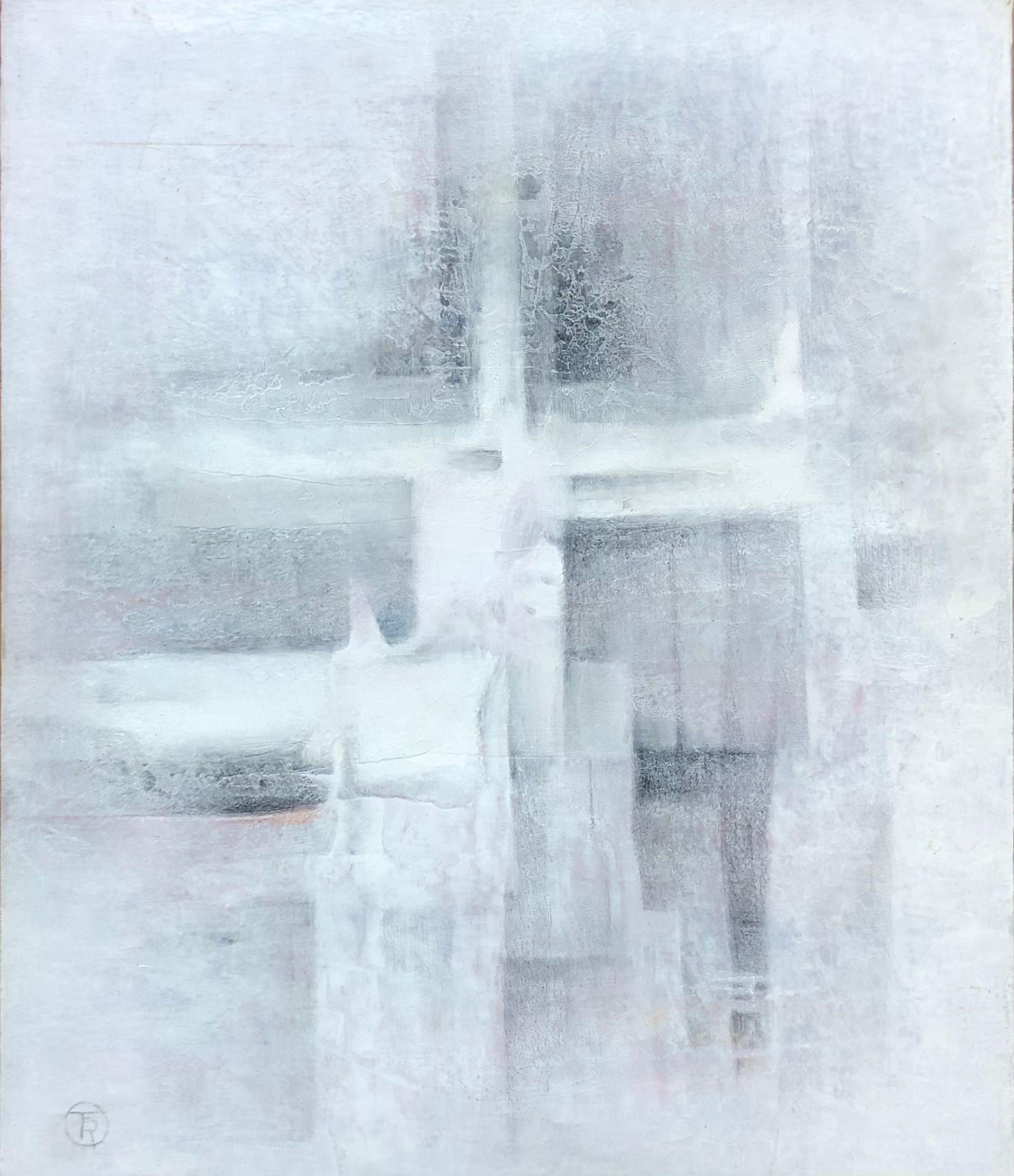 Emergence, acrylique pastel gras sur toile de Robert Thisens, 50 x 60 cm