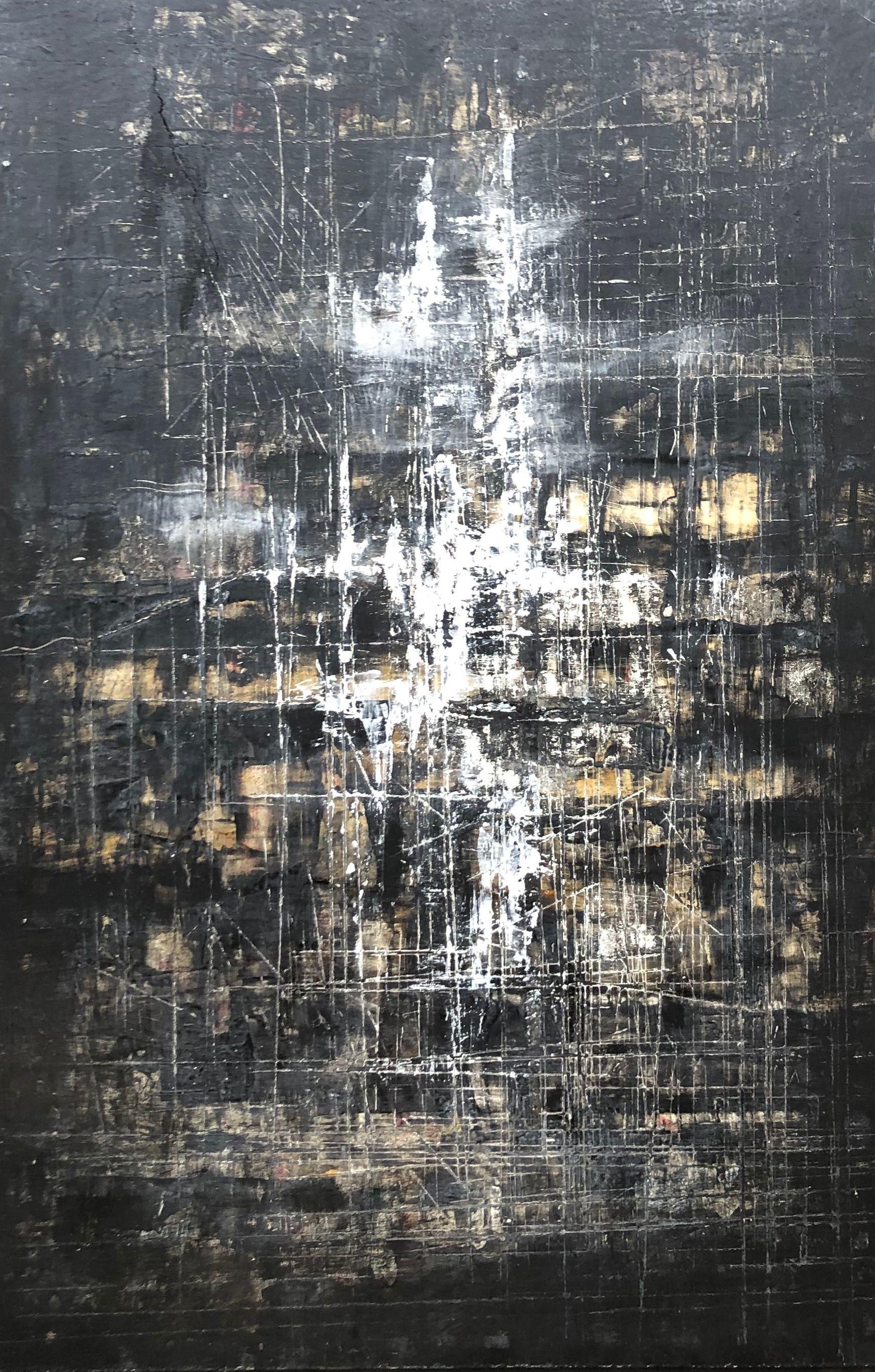 Evanescence, acrylique pastel sur panneau de Robert Thisens, 42 x 63 cm — vue 2