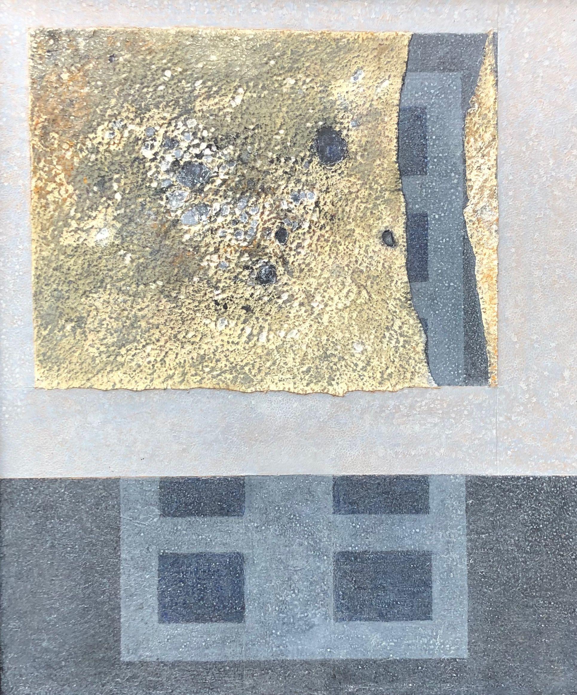 Rupture, acrylique sur papier sur panneau de Robert Thisens, 50 x 60 cm