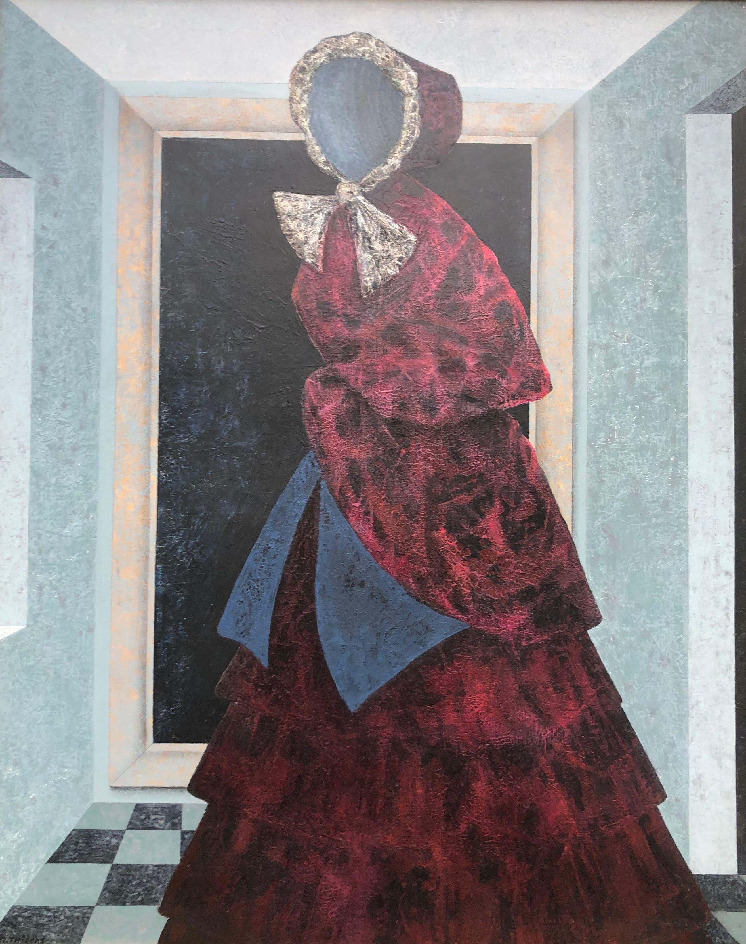 Intrigue, acrylique pastel gras sur toile de Robert Thisens, 80 x 100 cm