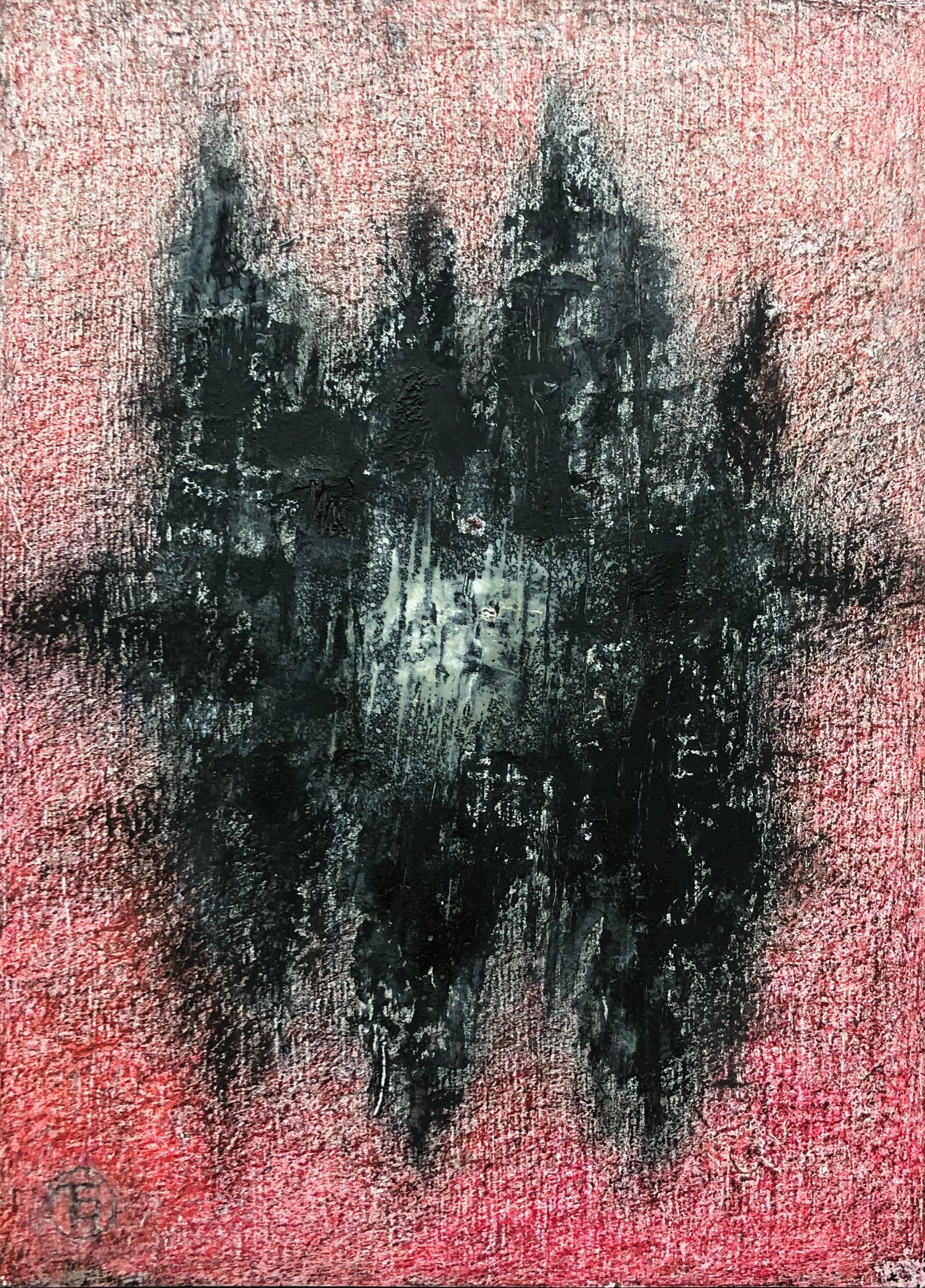 Evanescence, acrylique pastel sur panneau de Robert Thisens, 33 x 45 cm