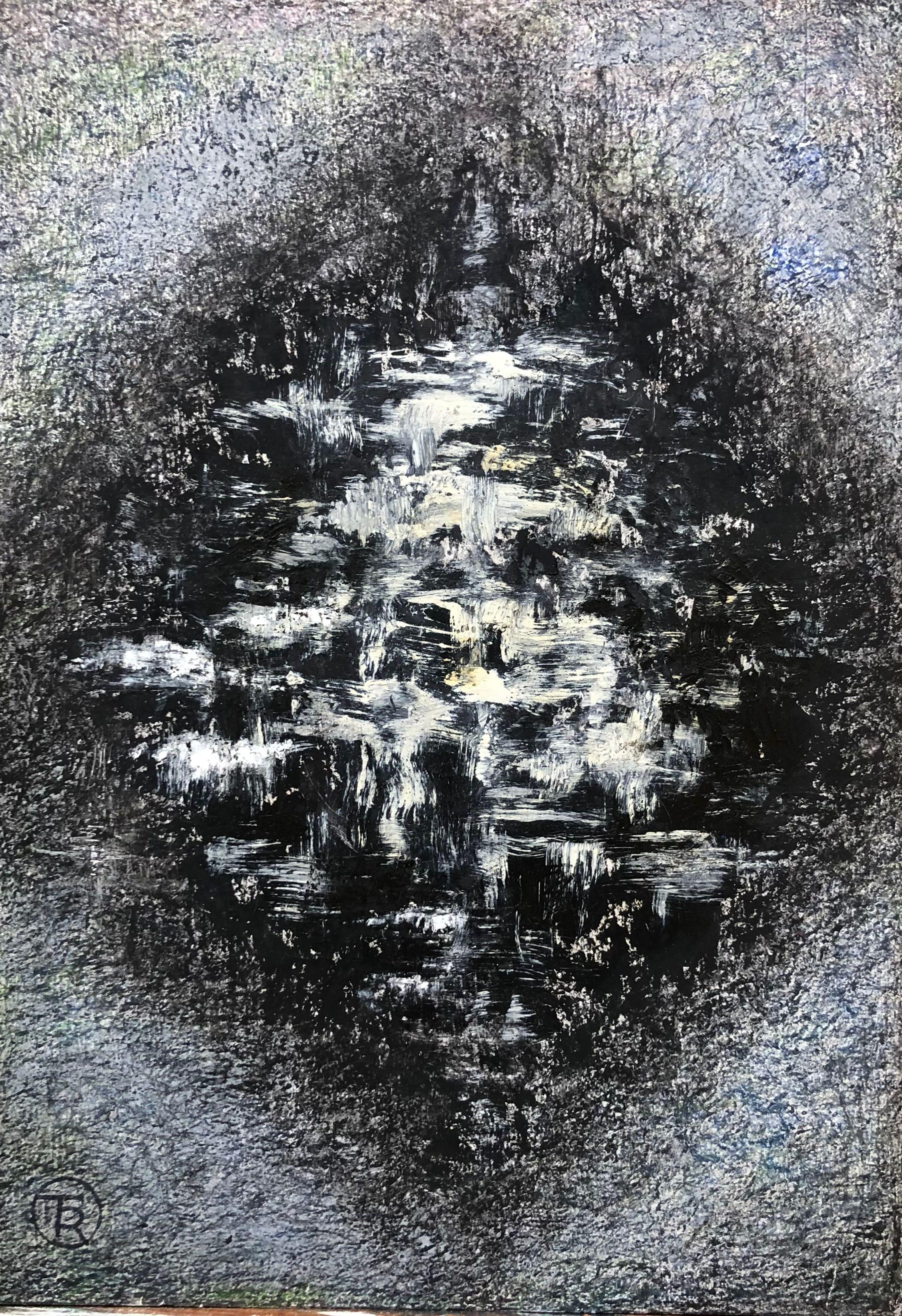 Evanescence, acrylique pastel sur panneau de Robert Thisens, 31 x 44 cm