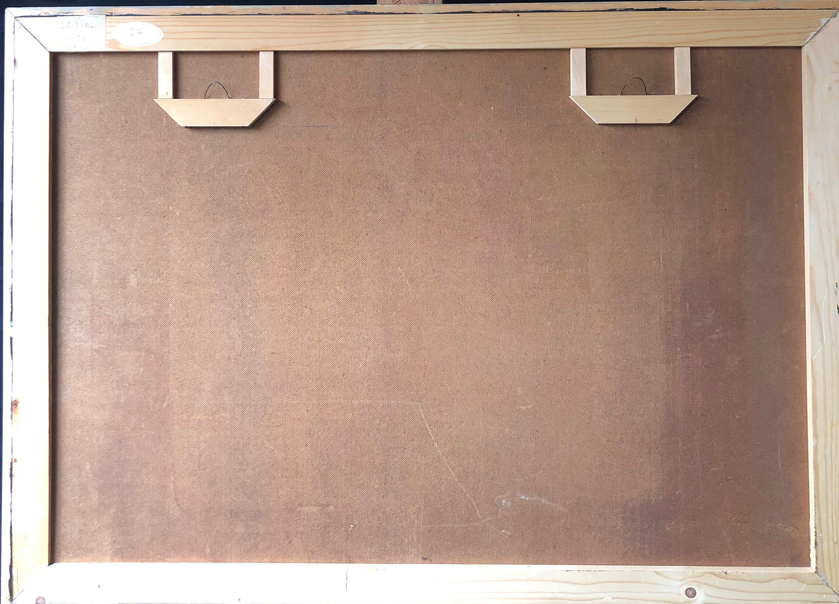 Le viol, huile sur panneau entoile de Robert Thisens, 75 x 105 cm — vue 2