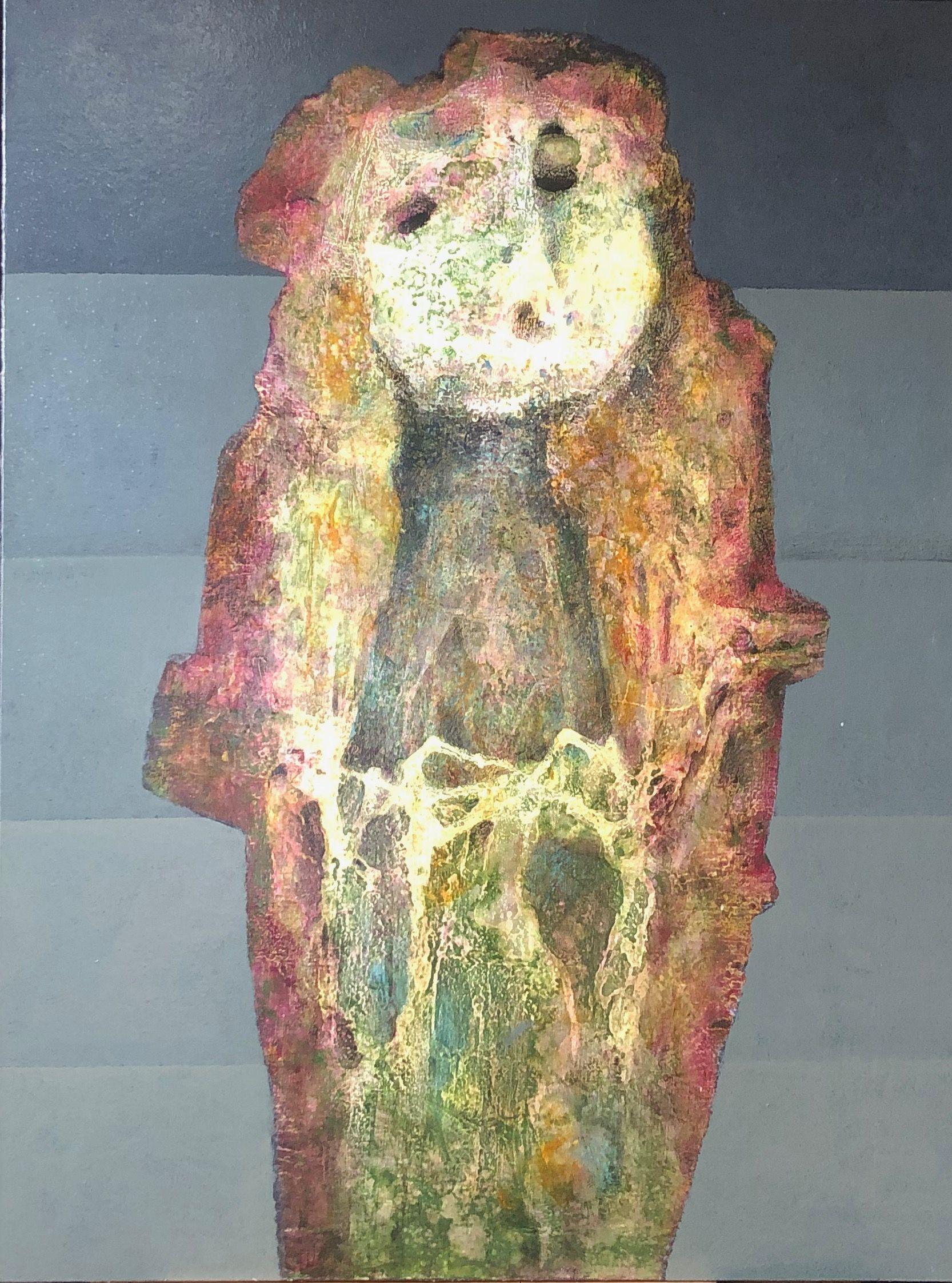 La veuve du pecheur, acrylique sur toile de Robert Thisens, 60 x 80 cm — vue 2