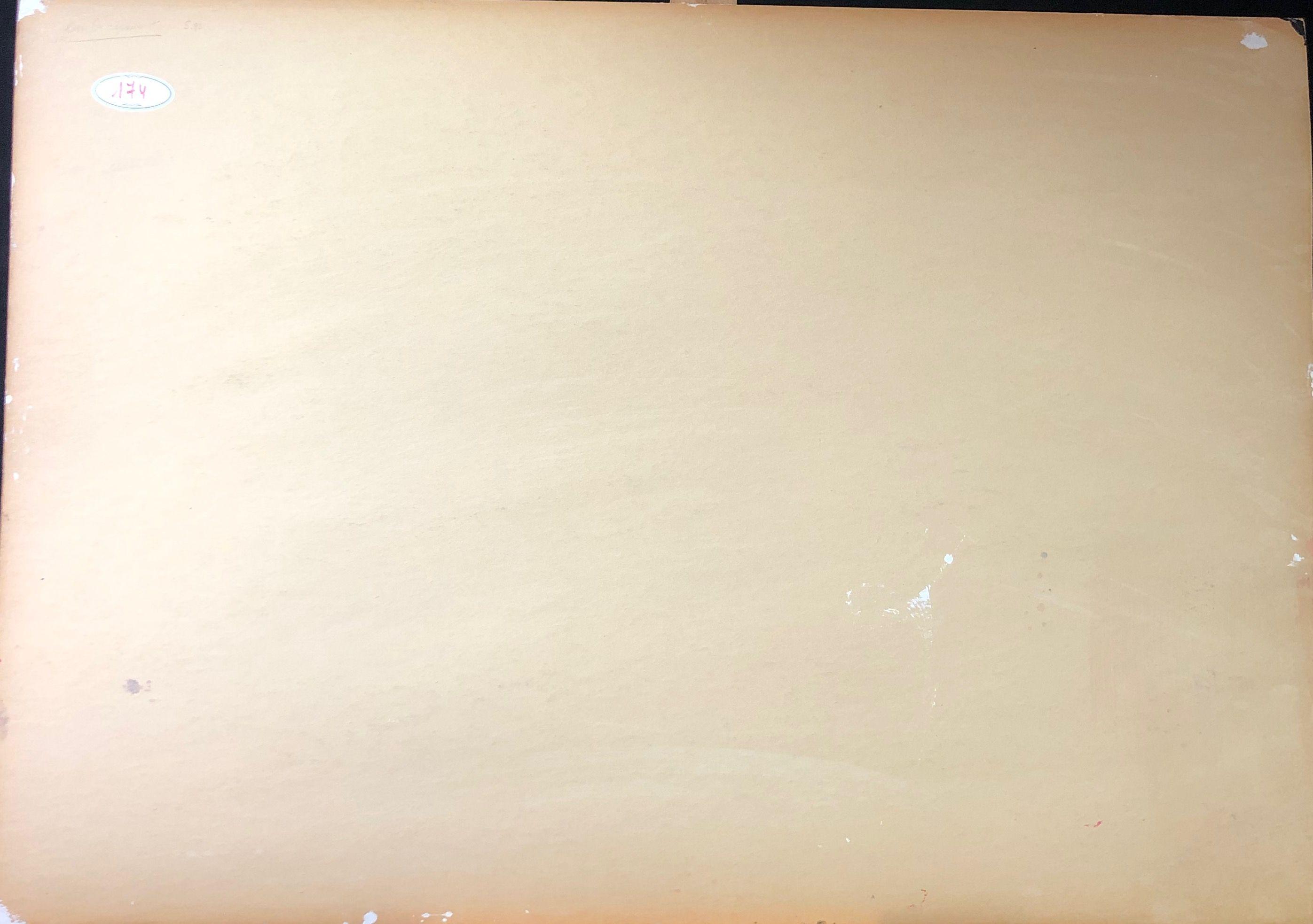Embrasement, acrylique pastel gras sur carton de Robert Thisens, 70 x 100 cm — vue 2