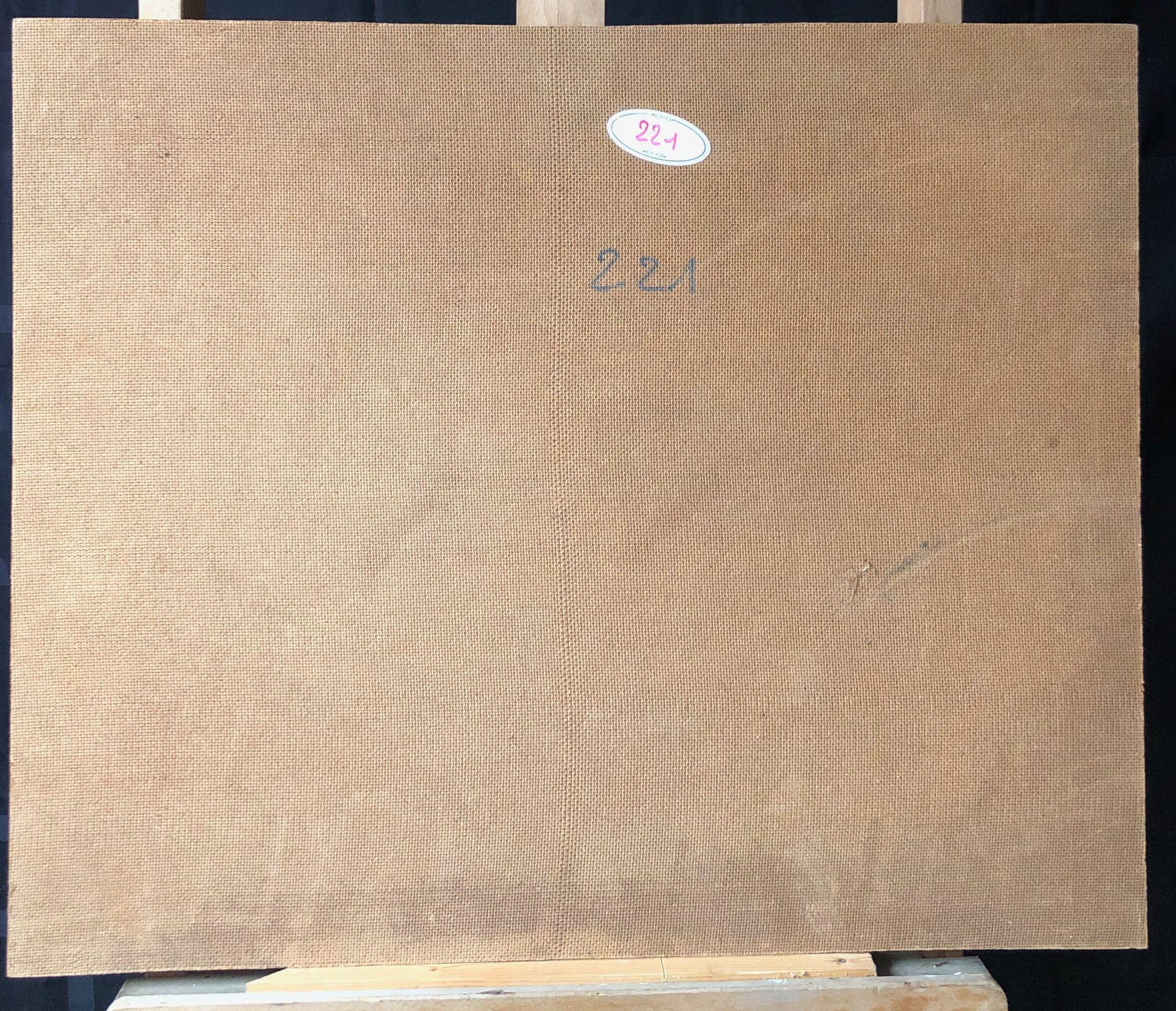Perrotet, huile sur panneau de Robert Thisens, 55 x 65 cm