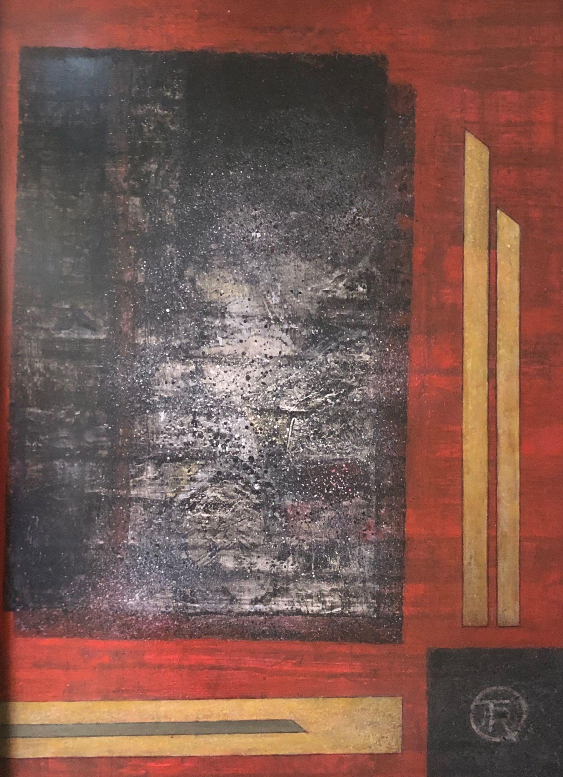 Image voilée, acrylique sur panneau de Robert Thisens, 50 x 70 cm — vue 2