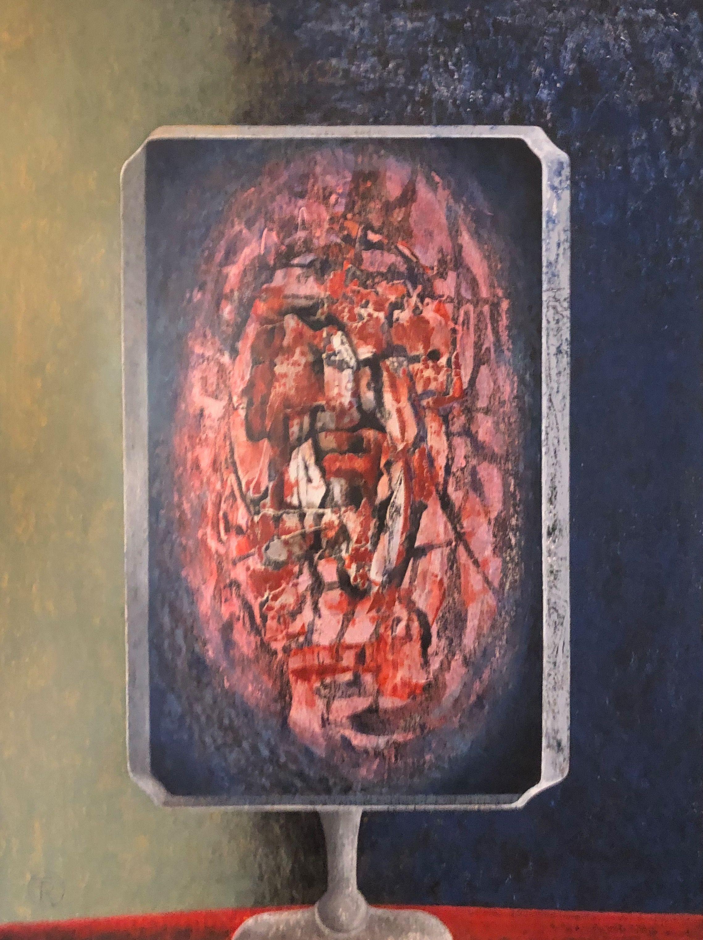 Sans titre, acrylique sur carton de Robert Thisens, 60 x 80 cm — vue 2