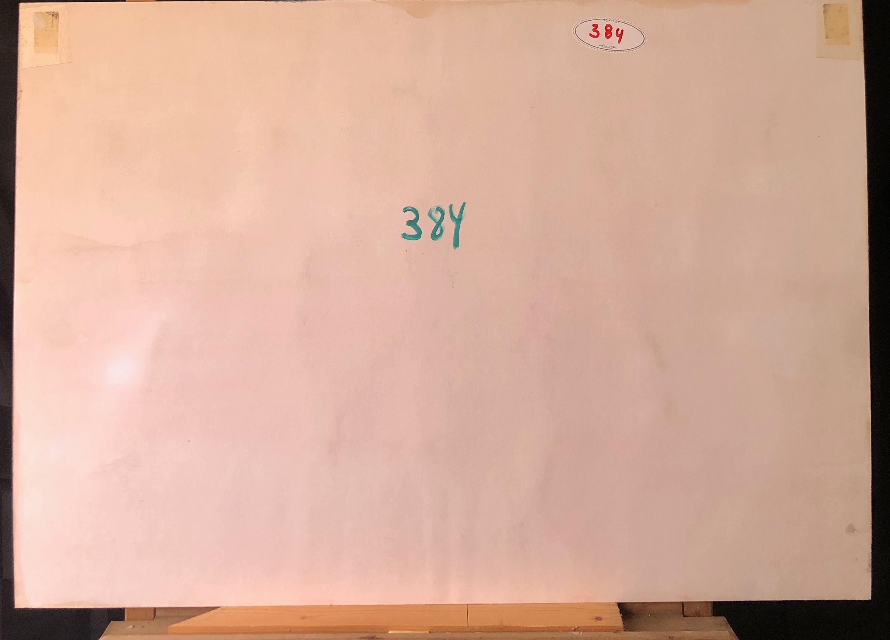 technique mixte sur carton de Robert Thisens, 50 x 70 cm
