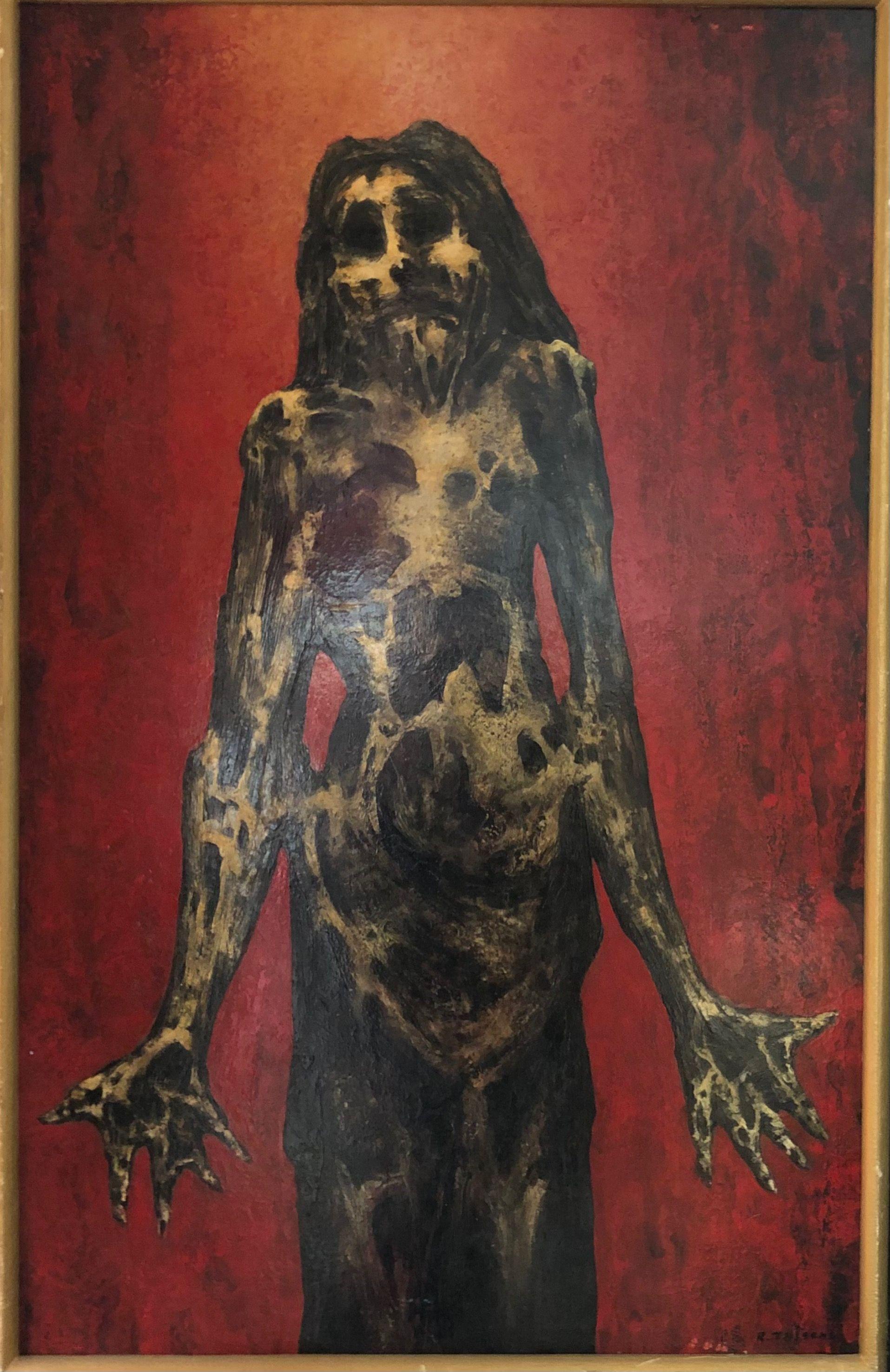 Decharne, acrylique sur panneau de Robert Thisens, 48 x 75 cm — vue 2