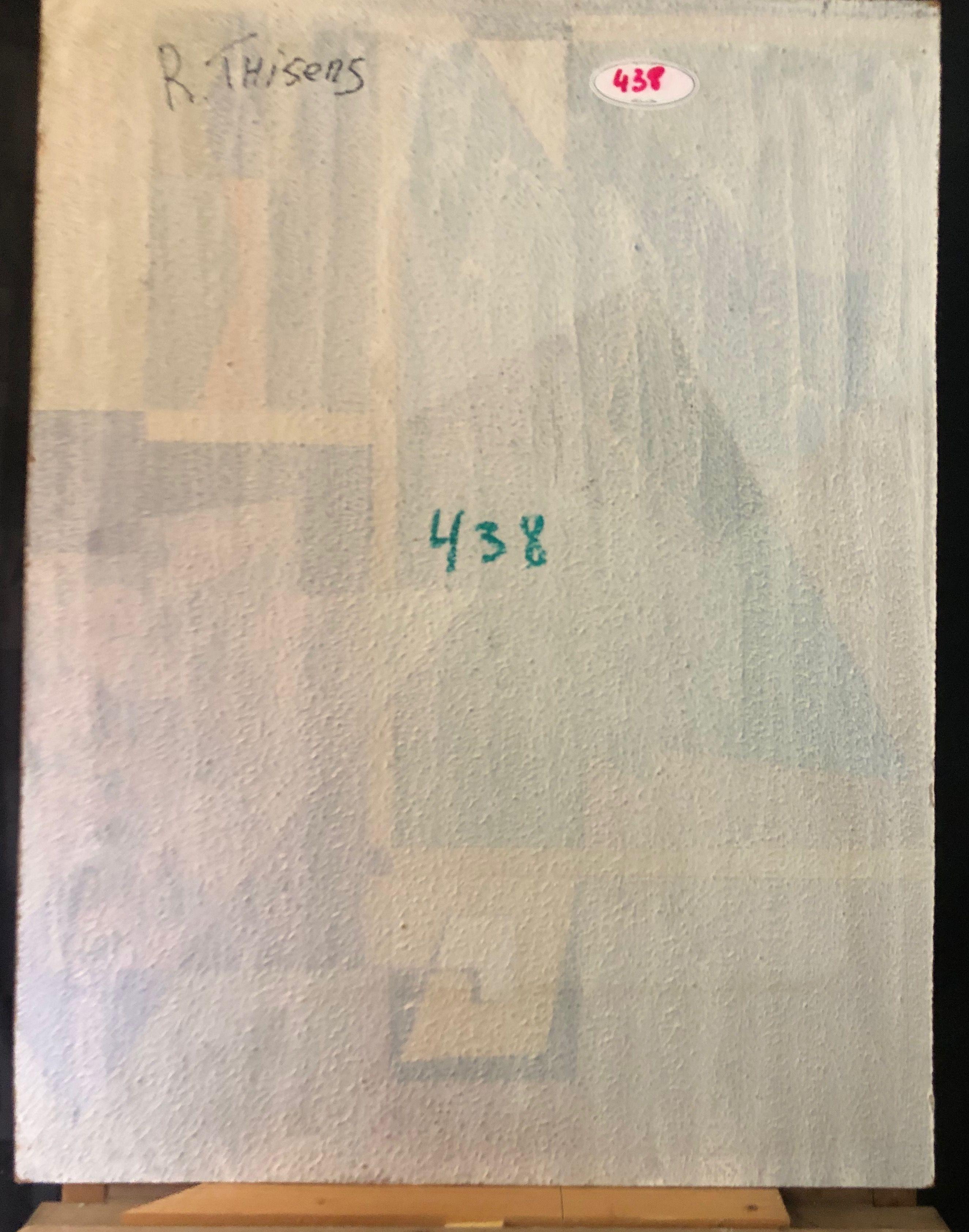 Sans titre, gouache sur panneau de Robert Thisens, 50 x 70 cm — vue 2