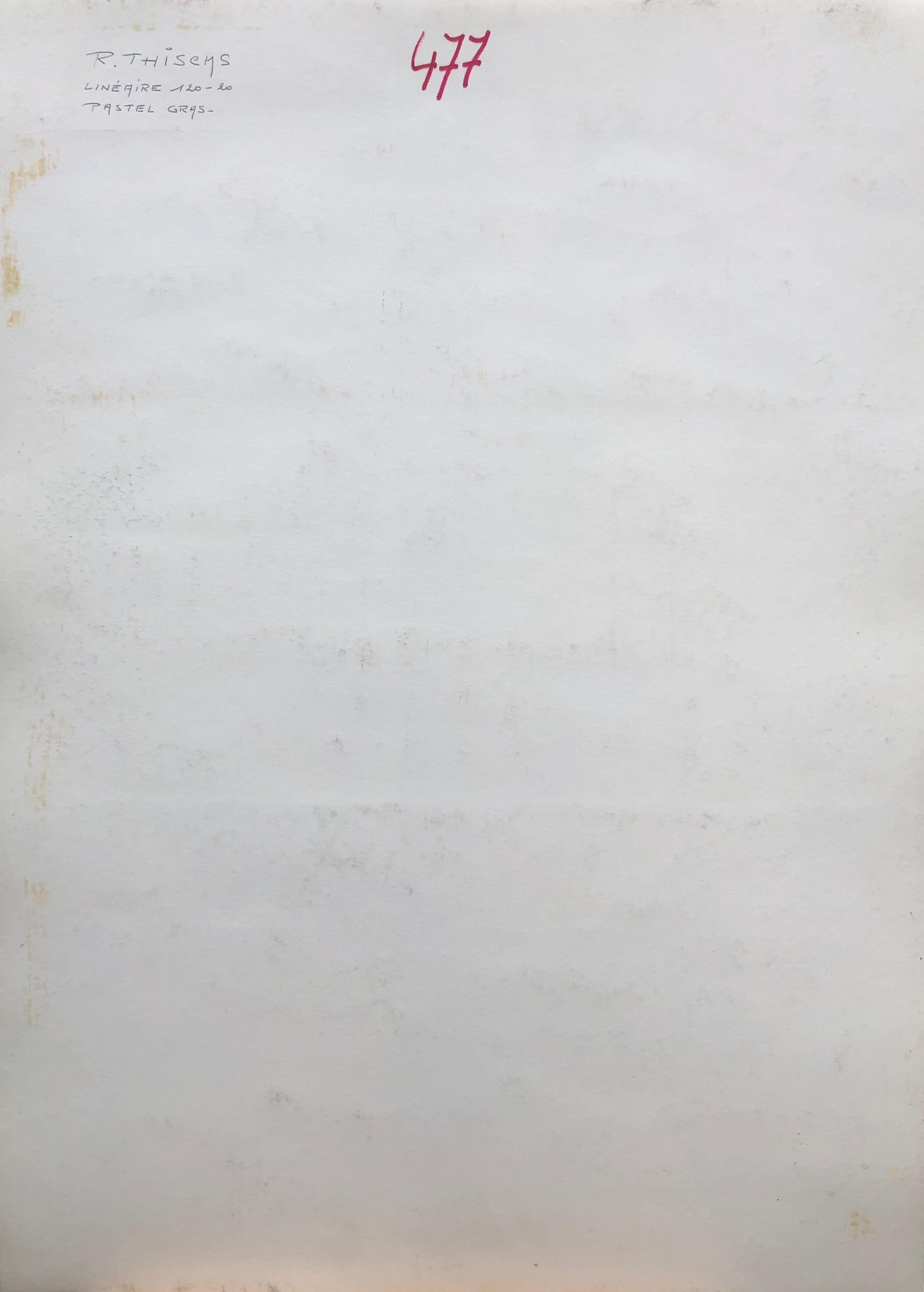Linéaire, pastel gras sur carton de Robert Thisens, 50 x 70 cm — vue 2