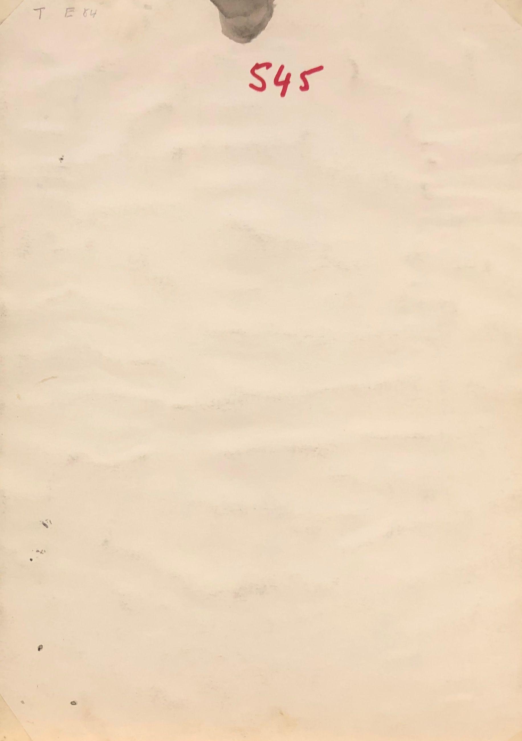 Feminité, mine de plomb et pastel gras sur carton de Robert Thisens, 30 x 40 cm — vue 2
