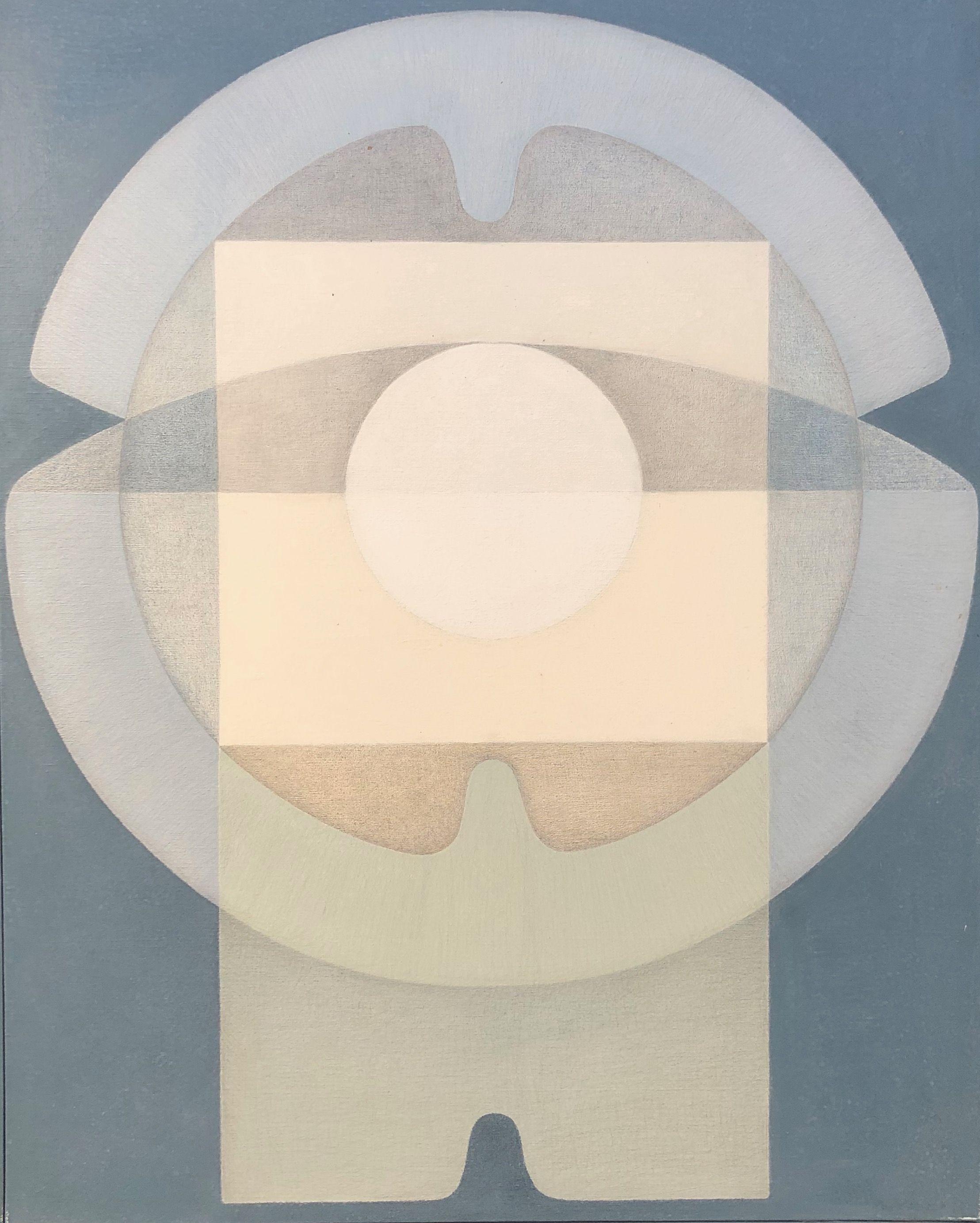 Composition, acrylique sur toile de Robert Thisens, 80 x 100 cm — vue 2