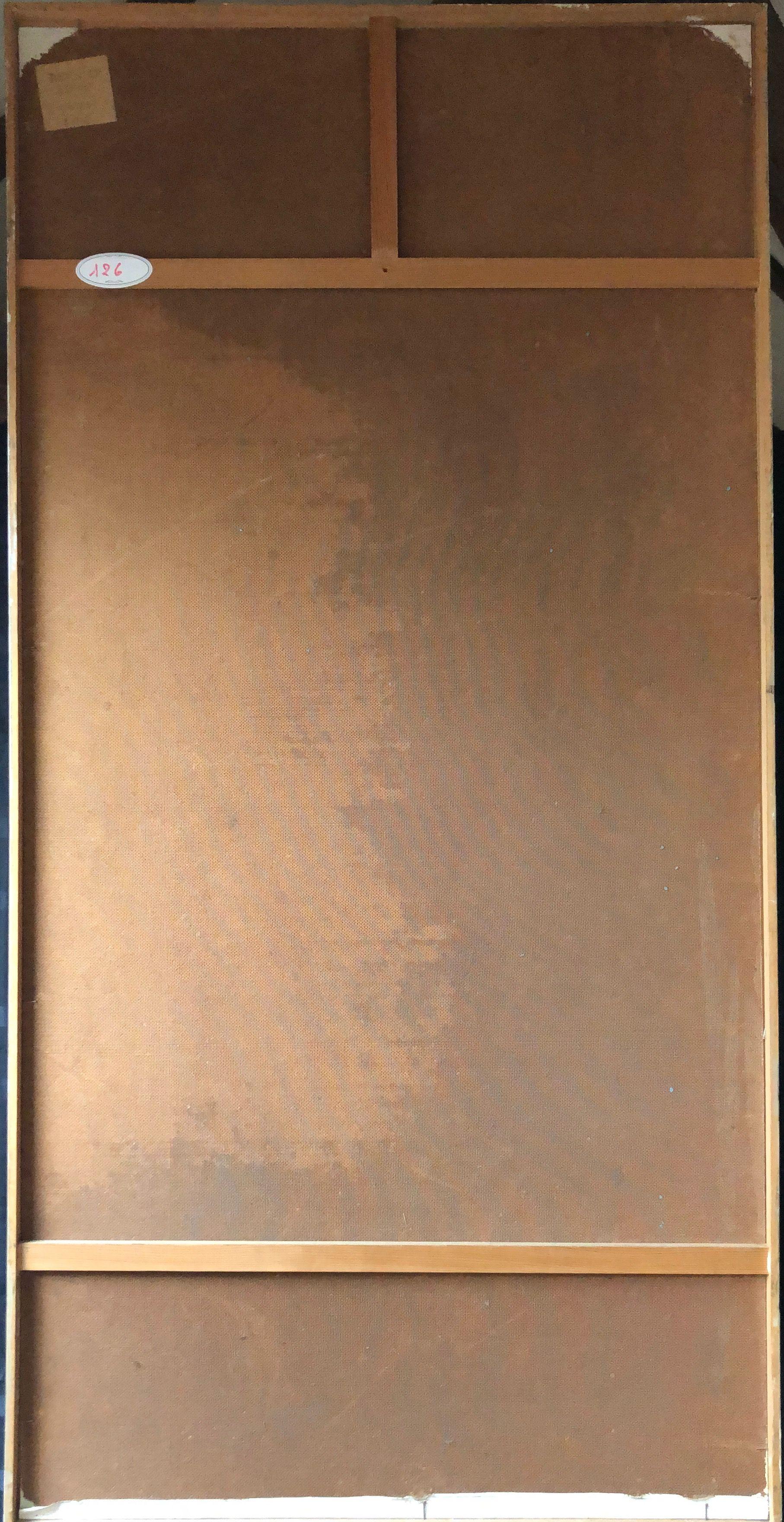 Dernier espoir, huile sur panneau entoile de Robert Thisens, 60 x 125 cm