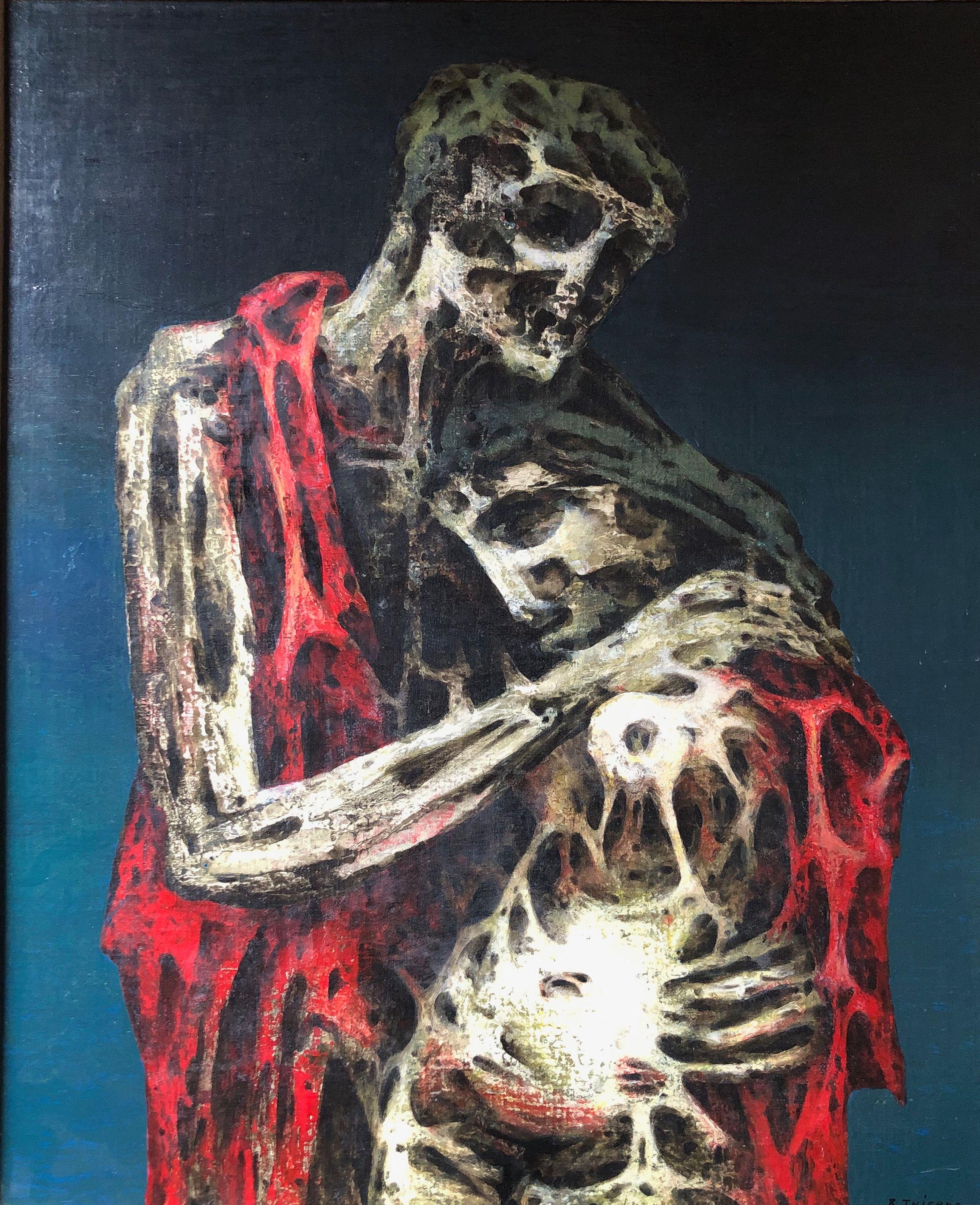 Perpetuel amour, huile sur panneau entoile de Robert Thisens, 60 x 75 cm — vue 2