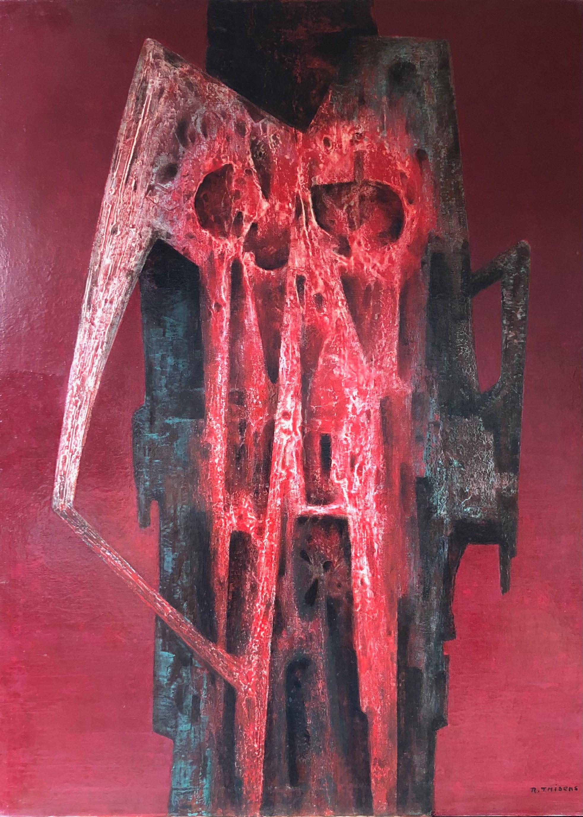 Intromission II, acrylique sur toile de Robert Thisens, 60 x 80 cm