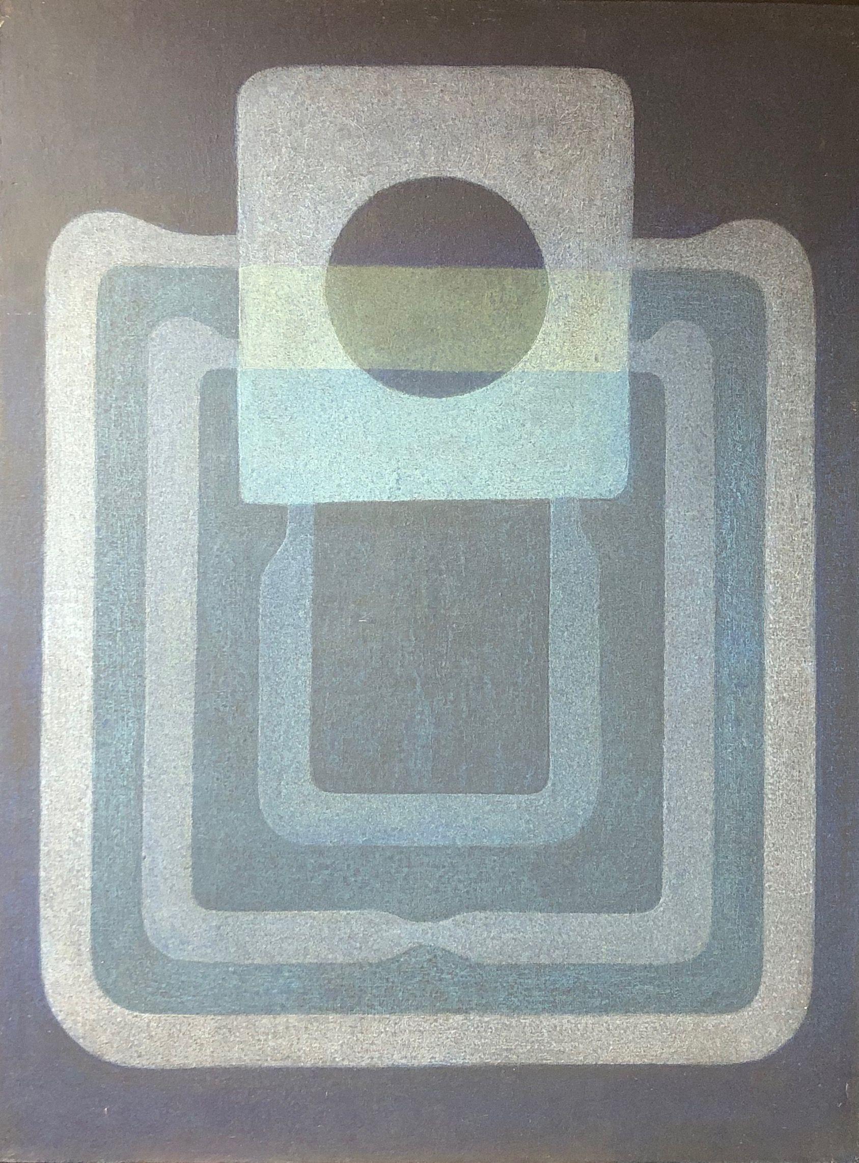 Ouverture, acrylique sur panneau entoile de Robert Thisens, 60 x 80 cm