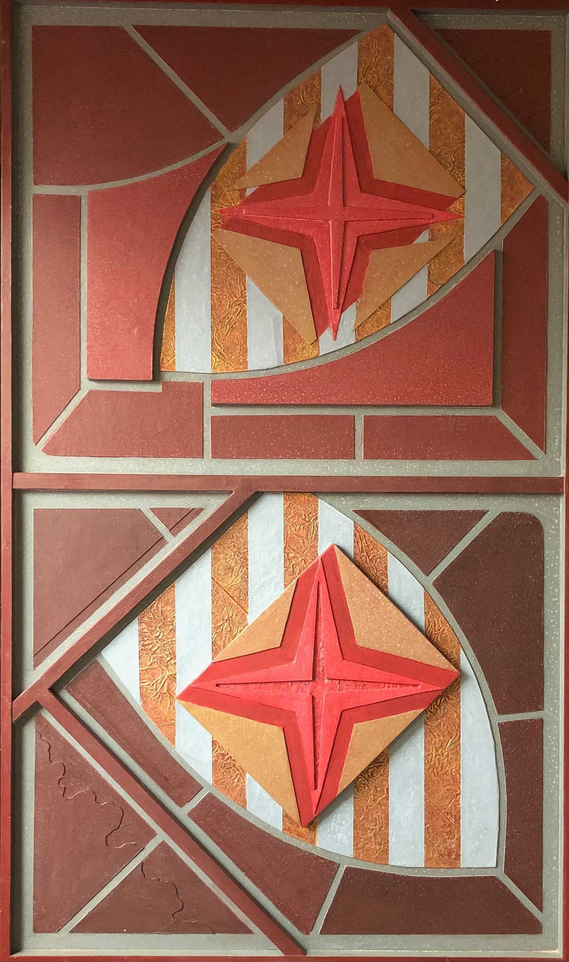 Inversement, acrylique sur panneau de Robert Thisens, 60 x 100 cm