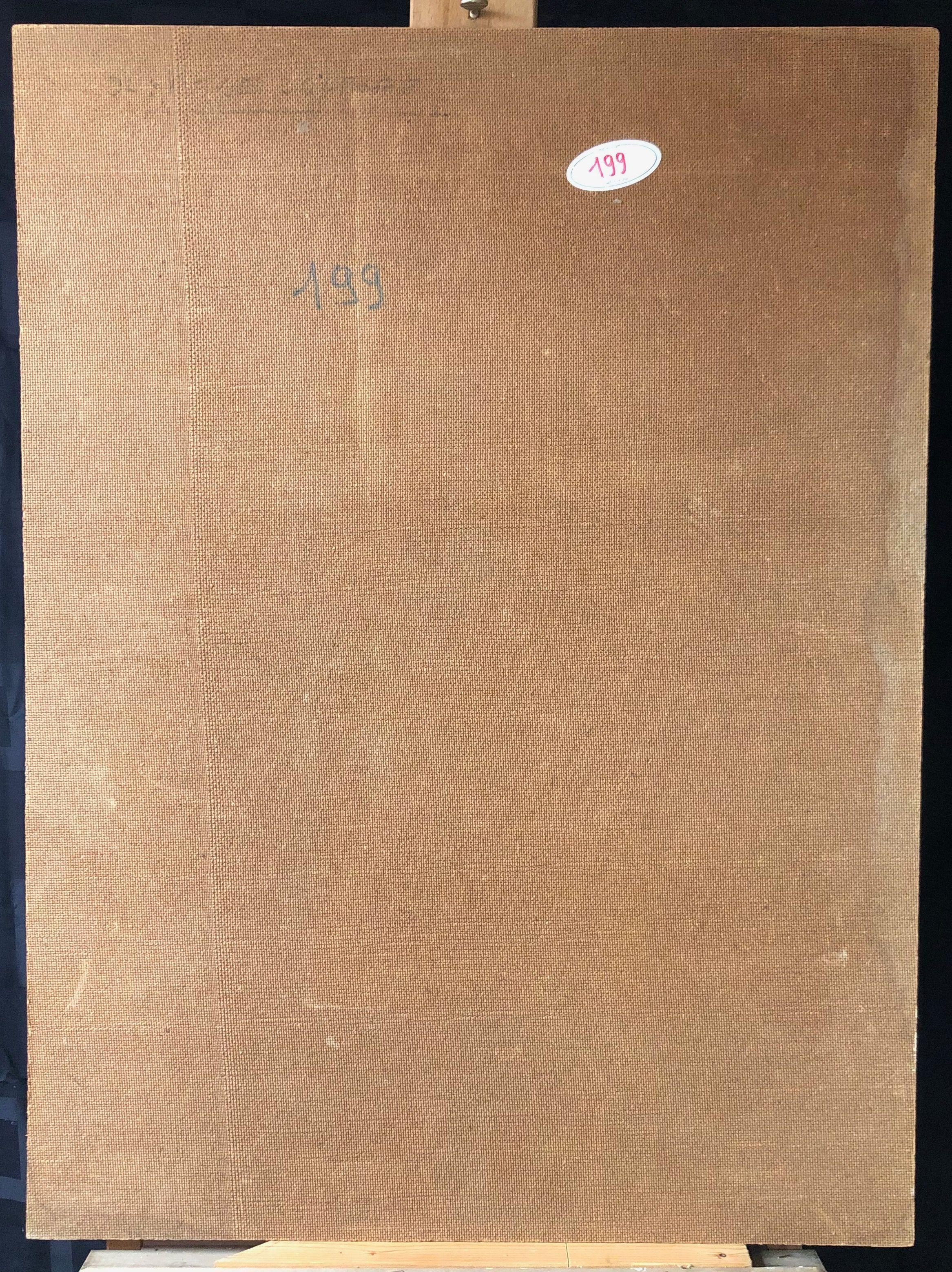 Sans titre, huile sur panneau de Robert Thisens, 60 x 80 cm