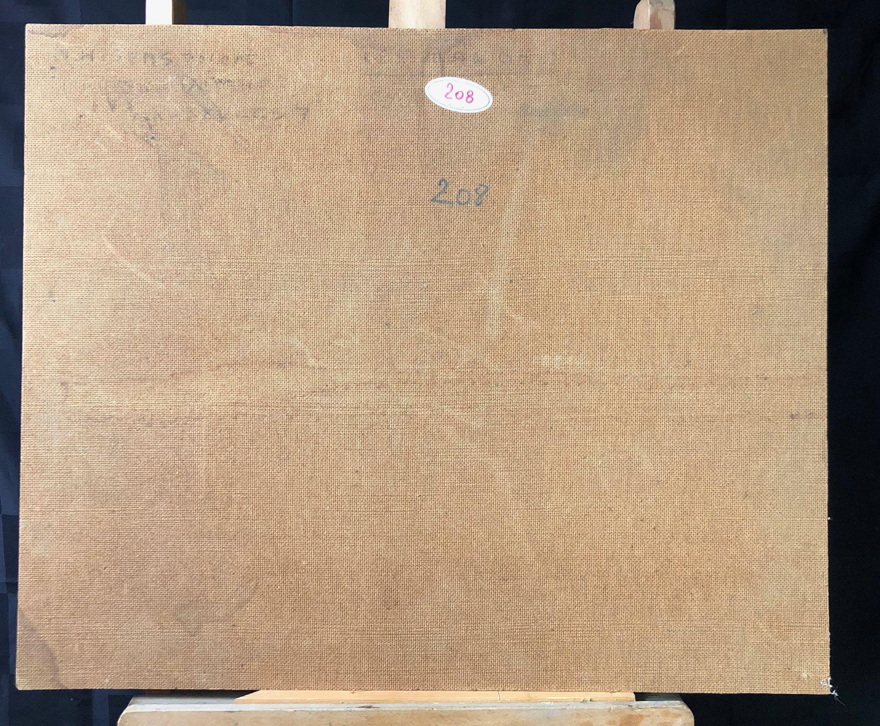 Eygalières, huile sur panneau de Robert Thisens, 60 x 70 cm — vue 2