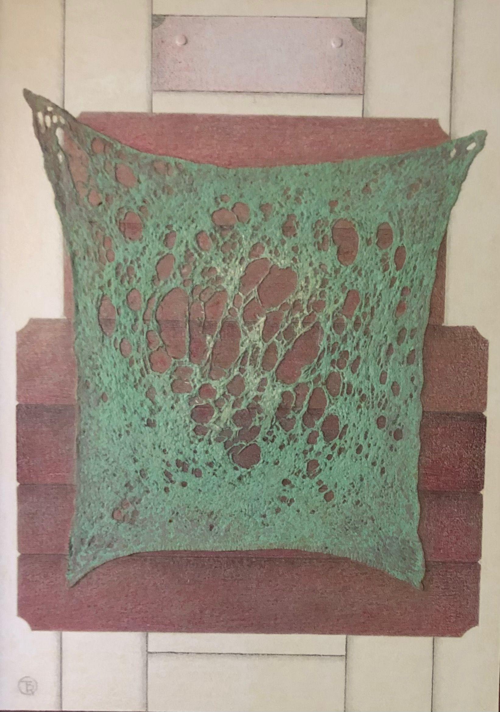 Reaffectation, acrylique sur panneau de Robert Thisens, 50 x 70 cm — vue 2