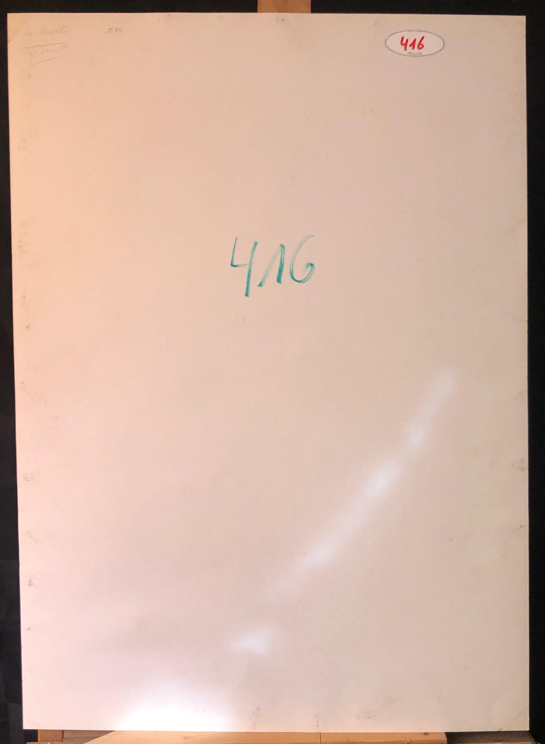 Le travesti, fusain sur papier fort de Robert Thisens, 50 x 70 cm
