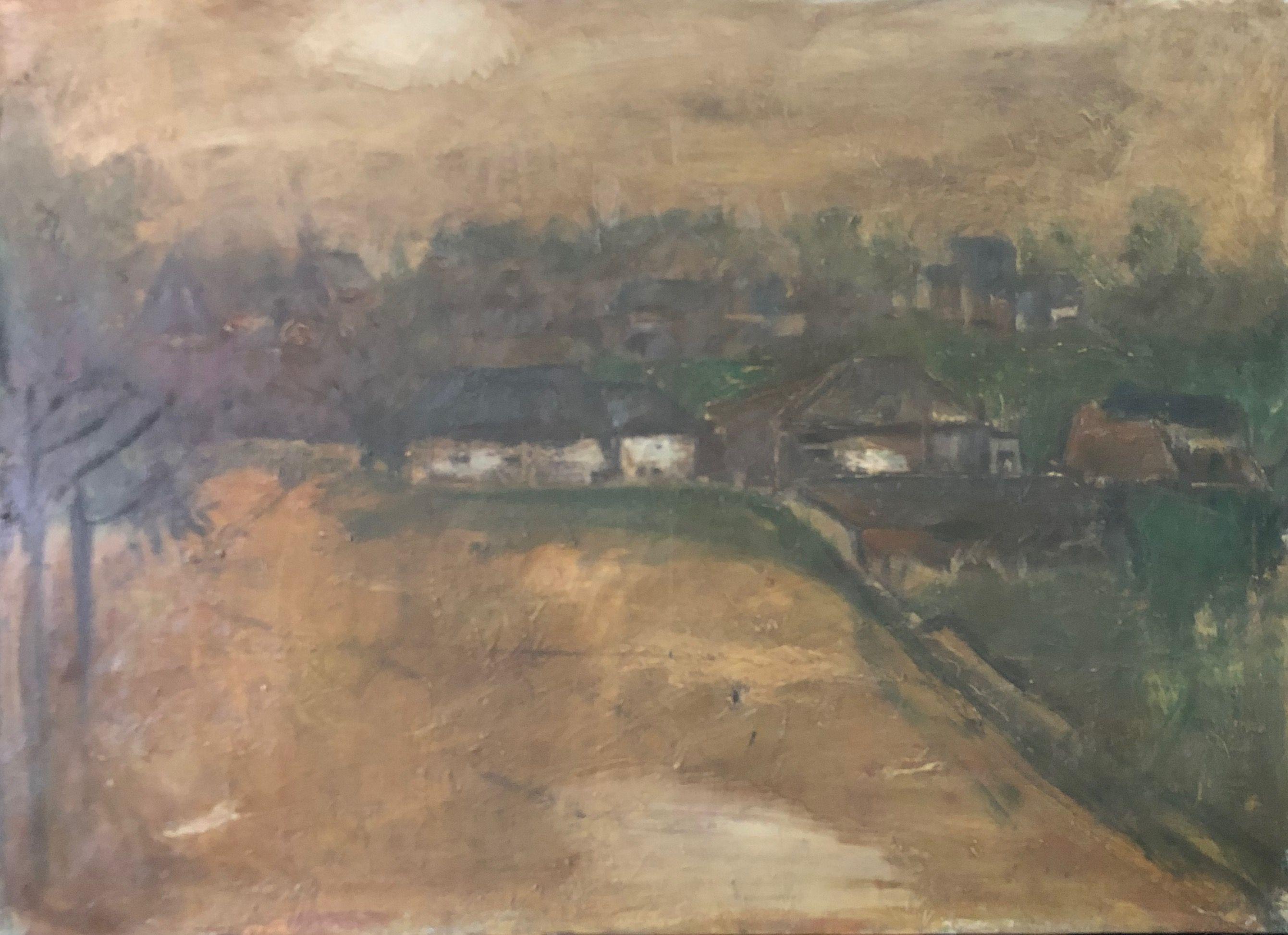 Sans titre, huile sur toile de Robert Thisens, 50 x 70 cm