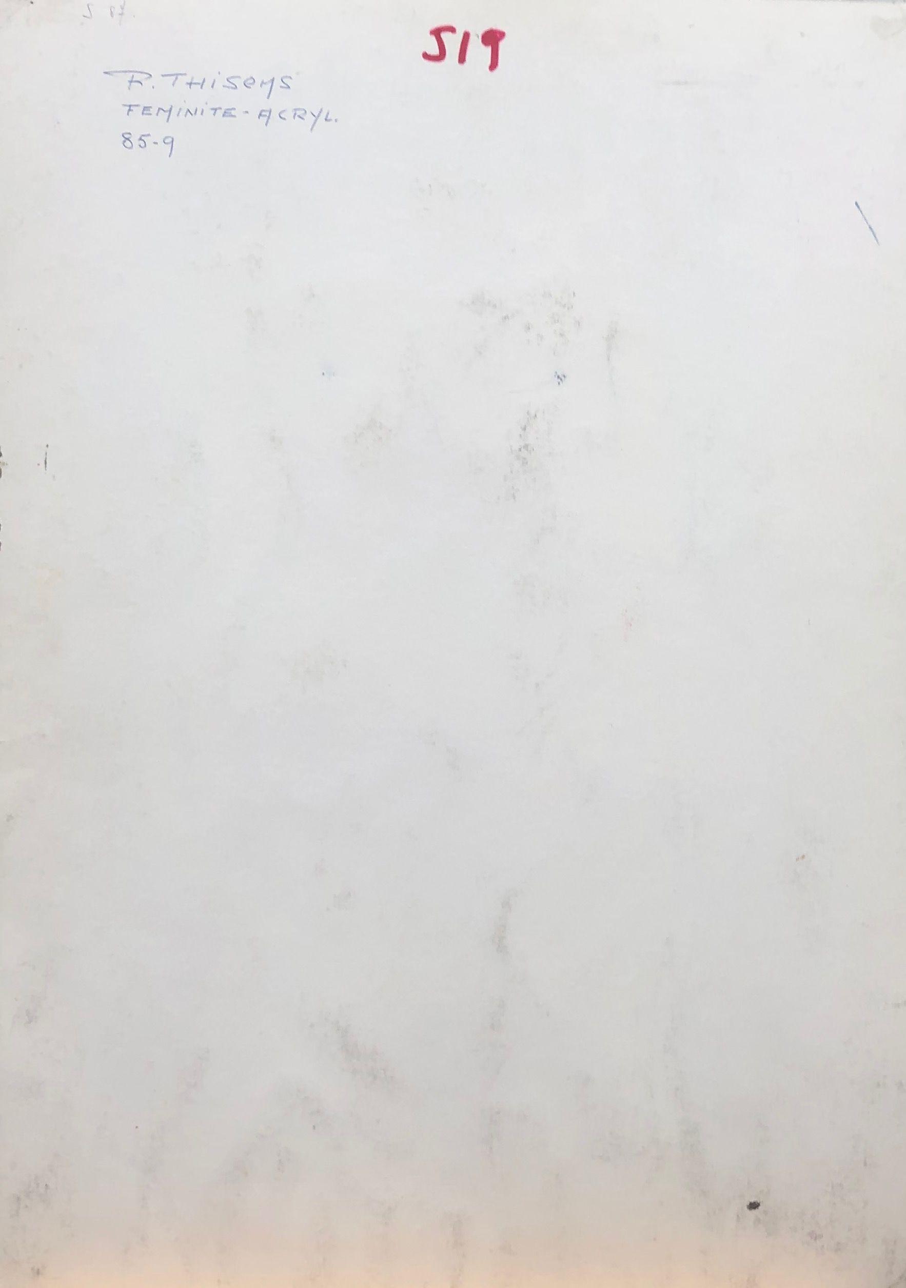 Feminité, acrylique sur carton de Robert Thisens, 35 x 50 cm — vue 2