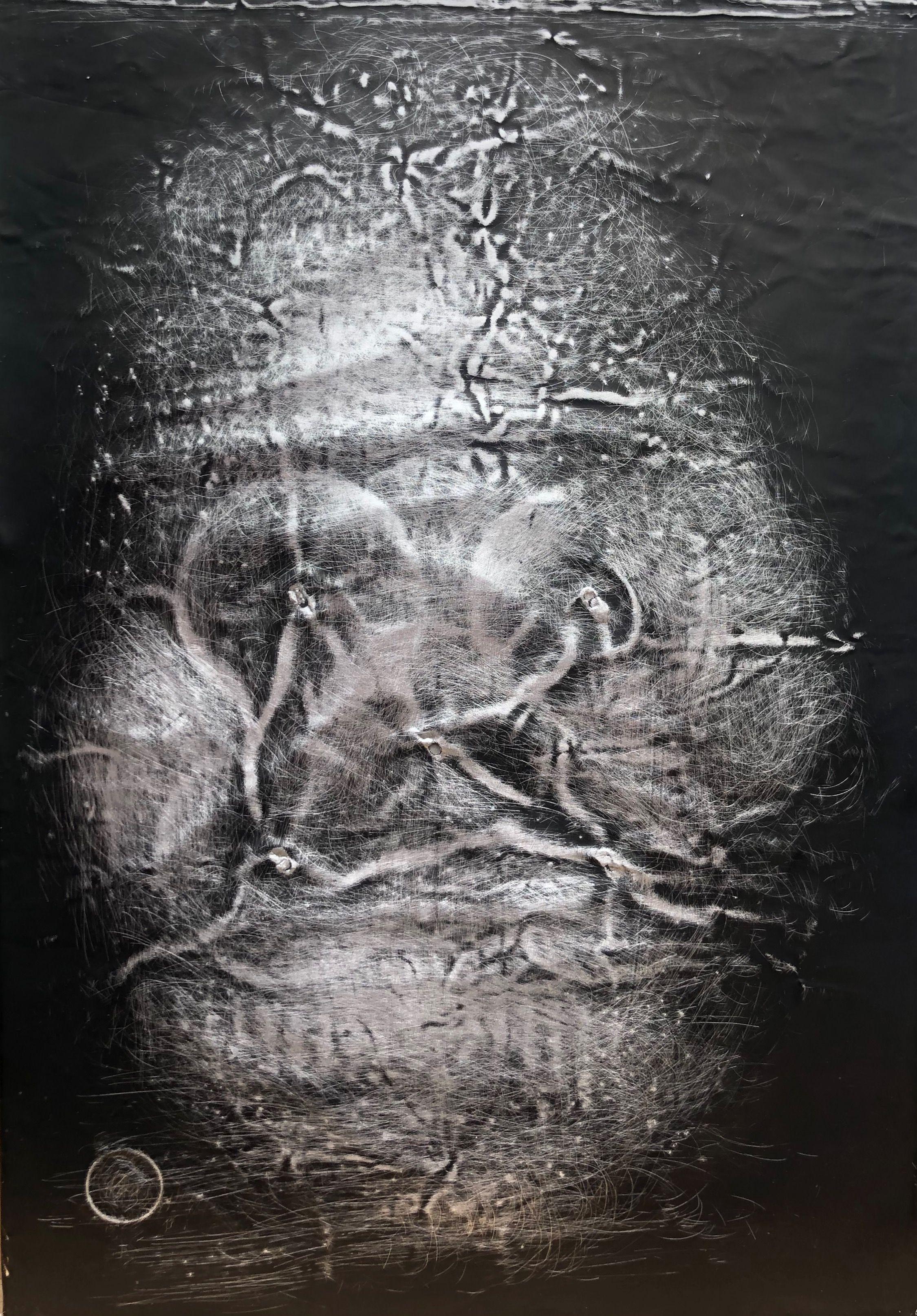 Gravure 8, aluminium et pointe sèche sur aluminium sur carton de Robert Thisens, 21 x 30 cm — vue 2